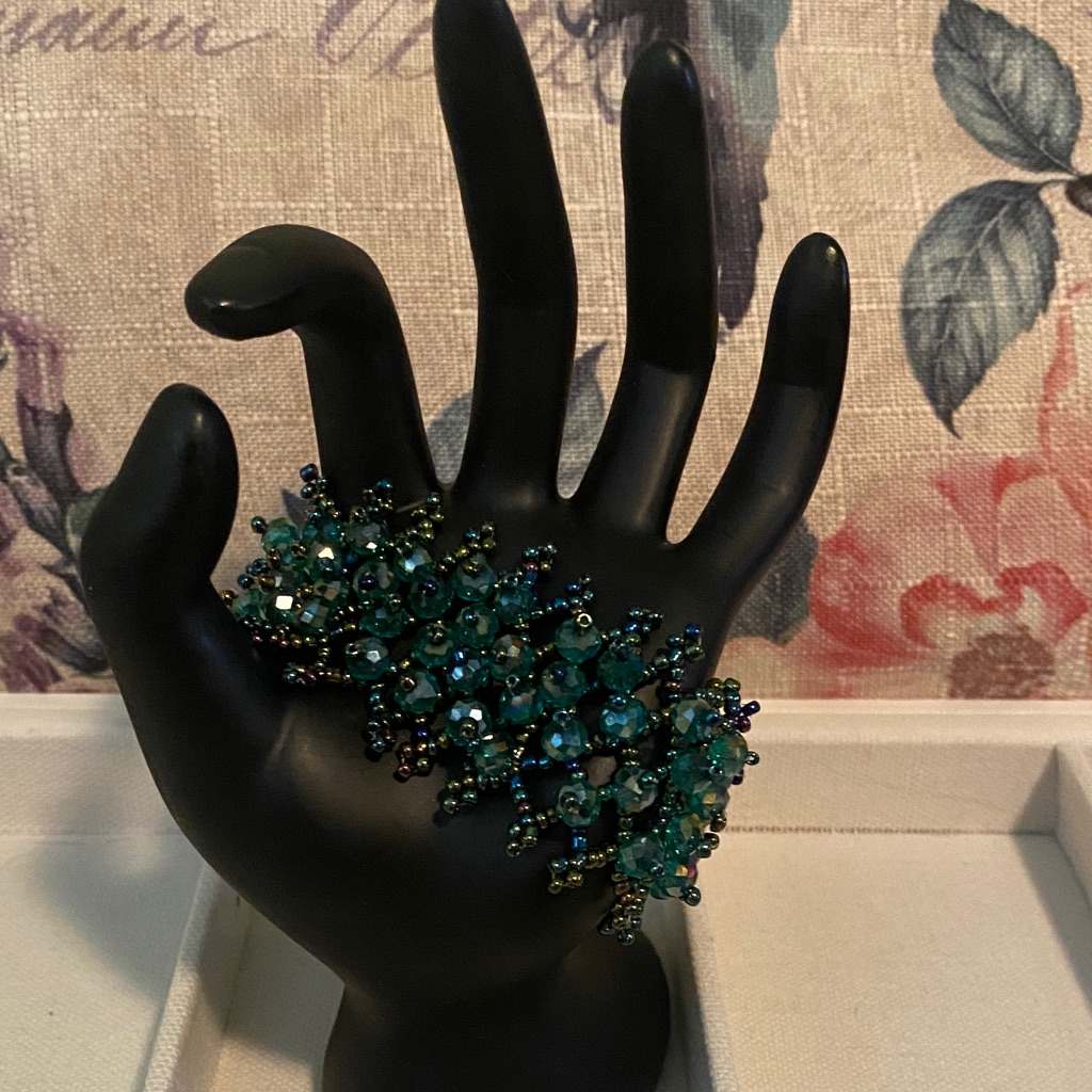Exquisite Crystal Beaded Bracelet